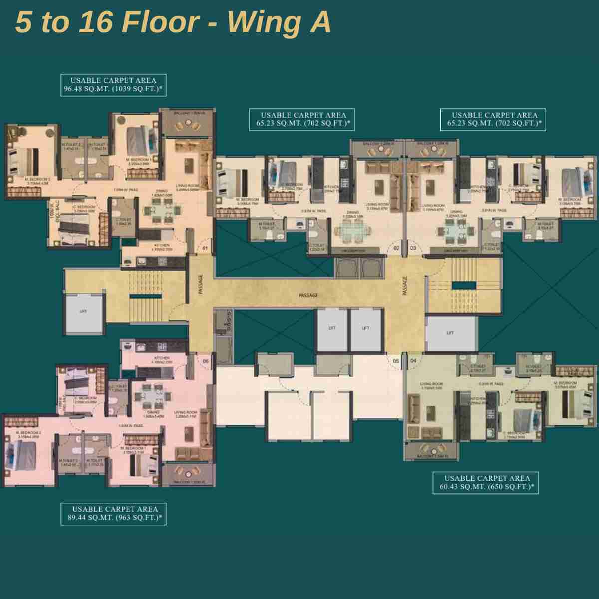 Dosti-Eden-Floor-Plan-5-to-16-Wing-A