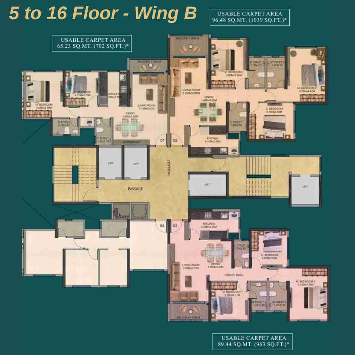 Dosti-Eden-Floor-Plan-5-to-16-Wing-B