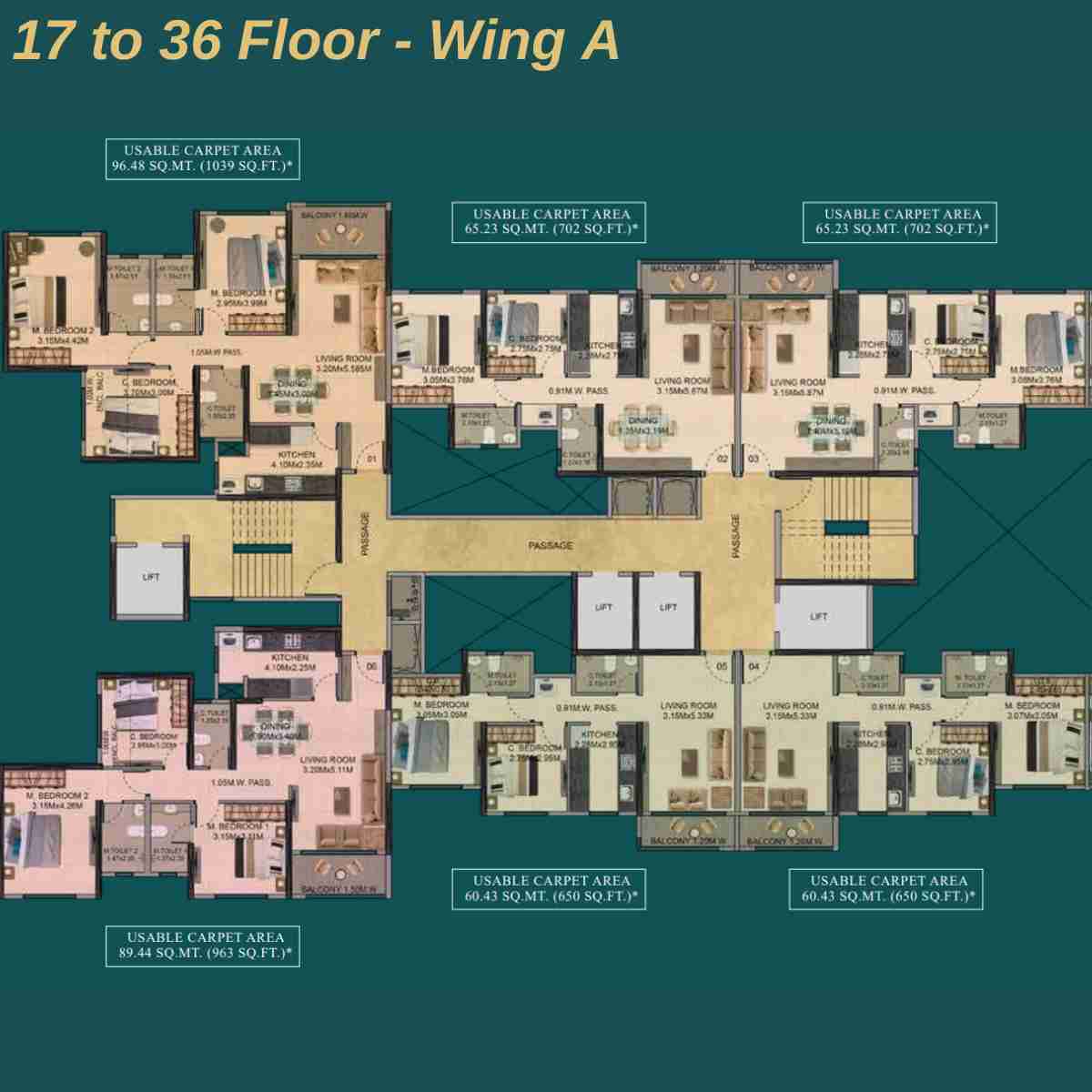 Dosti-Eden-Floor-Plan-17-to-36-Wing-A